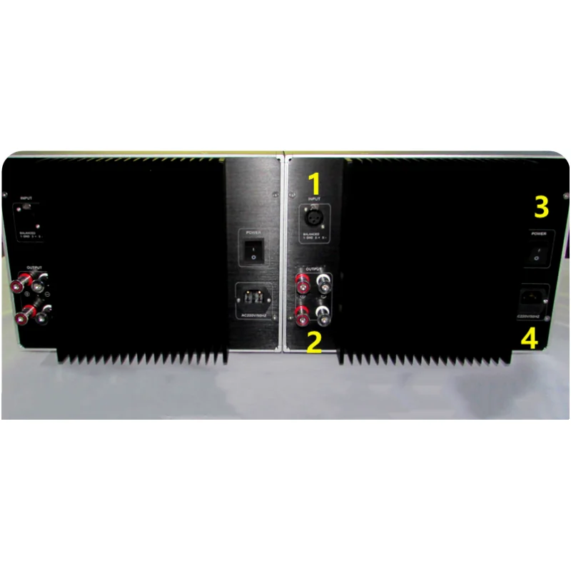 N-062 TELOS 1000 Linha Totalmente Equilibrada Dividir Puro Amplificador de Potência Hifi Pós-estágio Referência para Gaowen 550W/8 Ohm 800W/4 Ohm