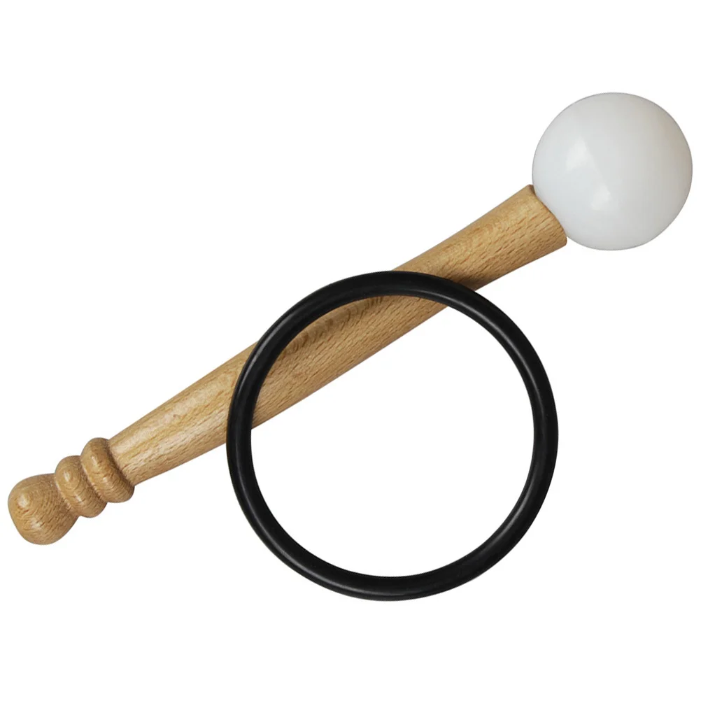 

1Set Music Bowl Mallet Singing Bowl Rubber Sound Meditation Tool Lightweight Travel Friendly Perfect for Relaxation