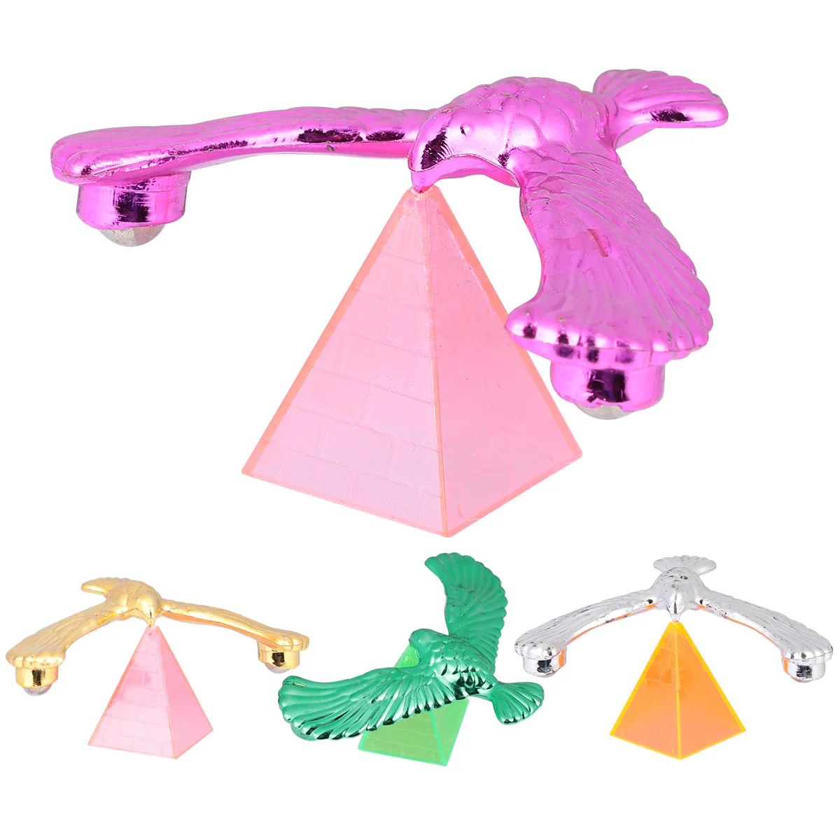 

20 Sets Kids Educational Balancing Eagle Balance Bird Toy Small Classic Toys Finger Plastic Birds Child