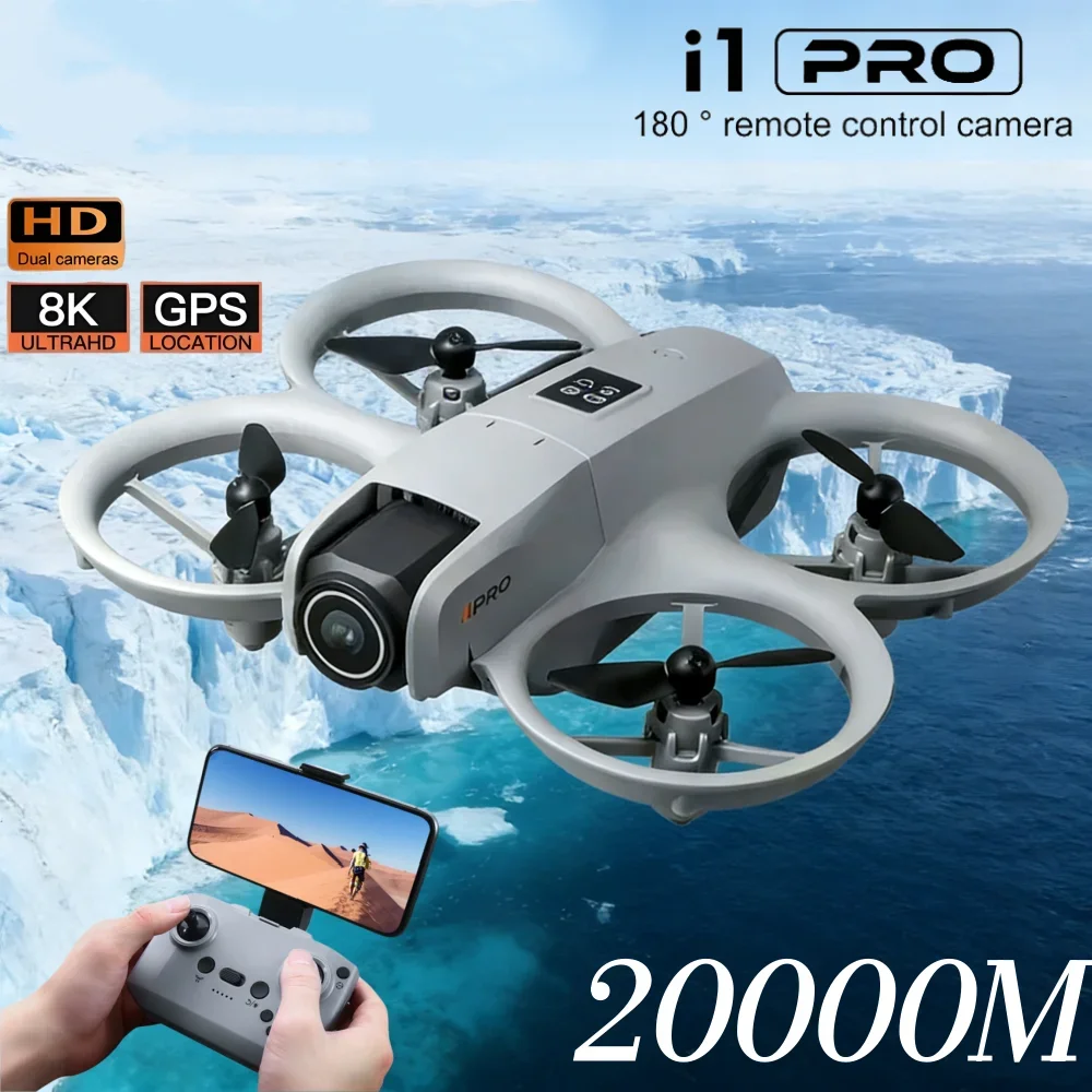 I1PRO Drone Professional 8K HD Camera With VR Glasses 5G Brushless FPV UAV Remote Control Avoidance Aerial RC20000M 2026