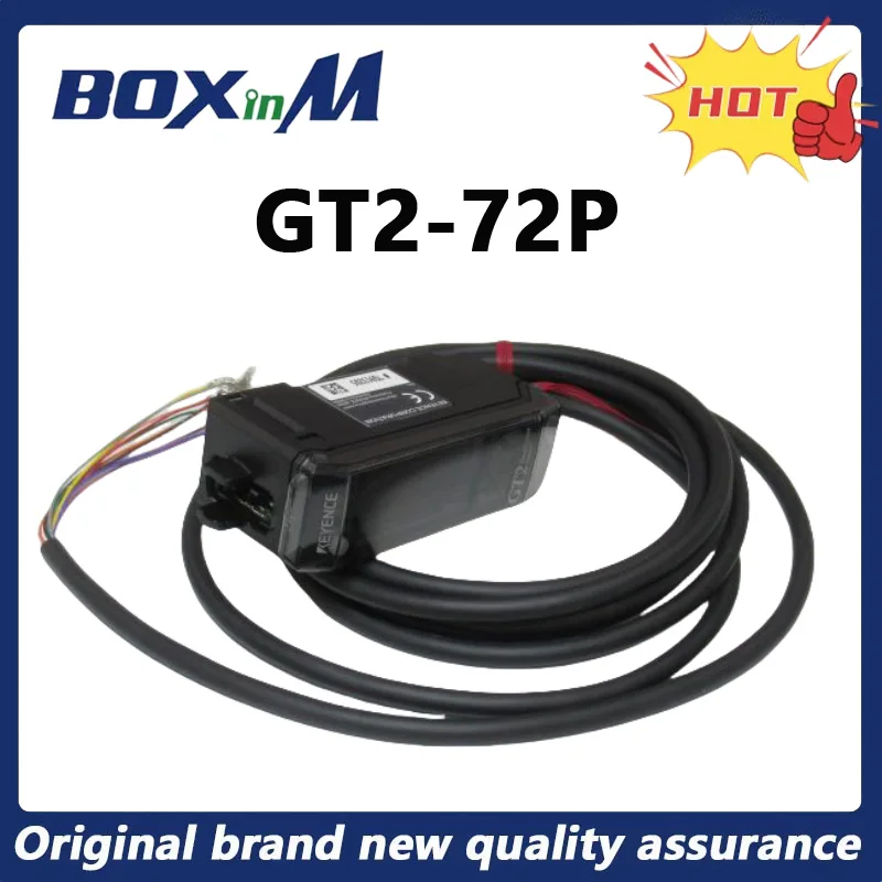 Unidade amplificadora de sensor digital de contato de alta precisão KEYENCE GT2-72P tipo trilho DIN PNP