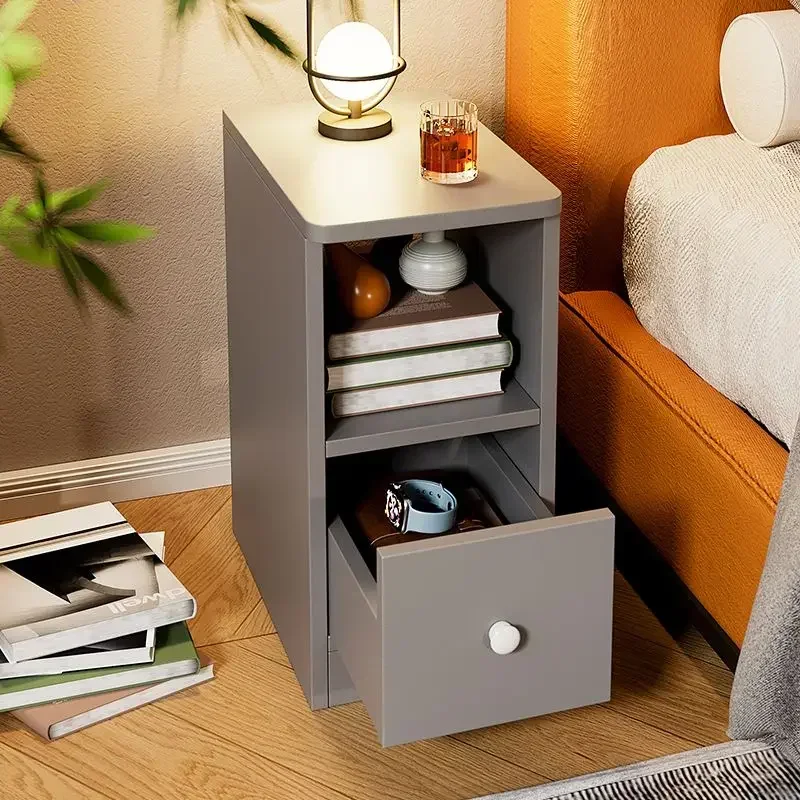 

Minimalist Storage Nightstand Bedroom Nordic Luxury Drawers Bedside Nightstands Bedroom Unique Tables De Nuit Nordic Furniture