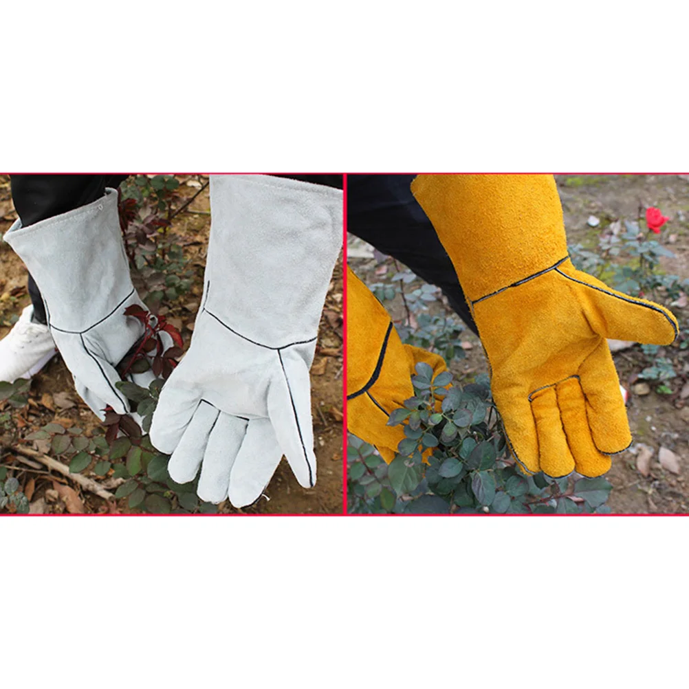 

Breathable Gardening Labor Gloves Protection Stab Labor Anti Slip Wear Resistant Heat Resistant Work Gloves