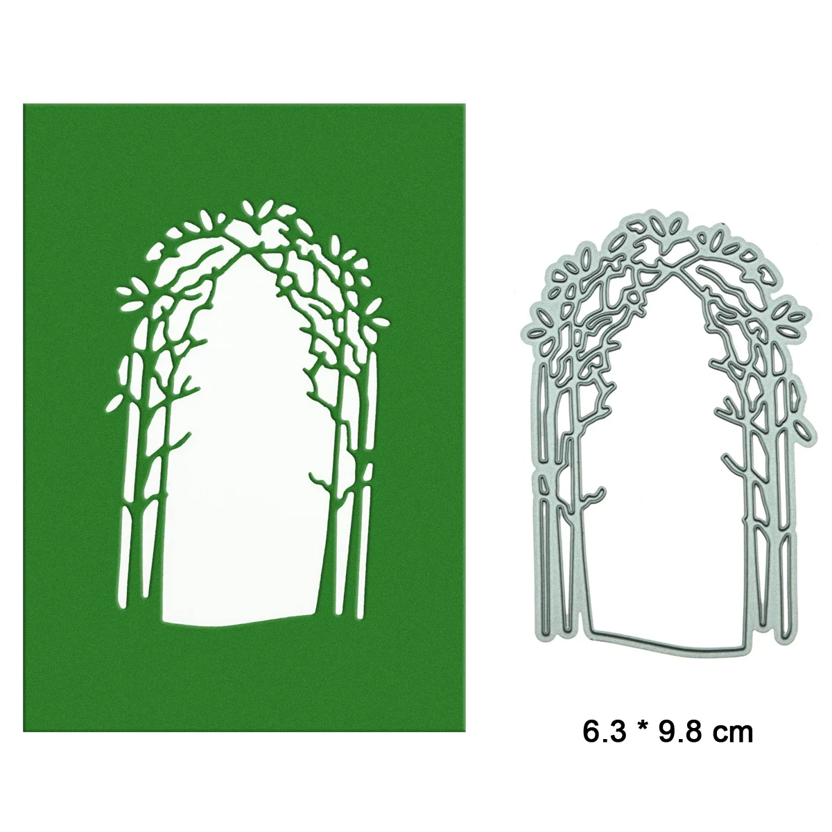 Layered Tree Forest Path Entrance Metal Cutting Dies Scrapbooking 3D Clip Art Greeting Card Postcard Cover Decorating Punch Die