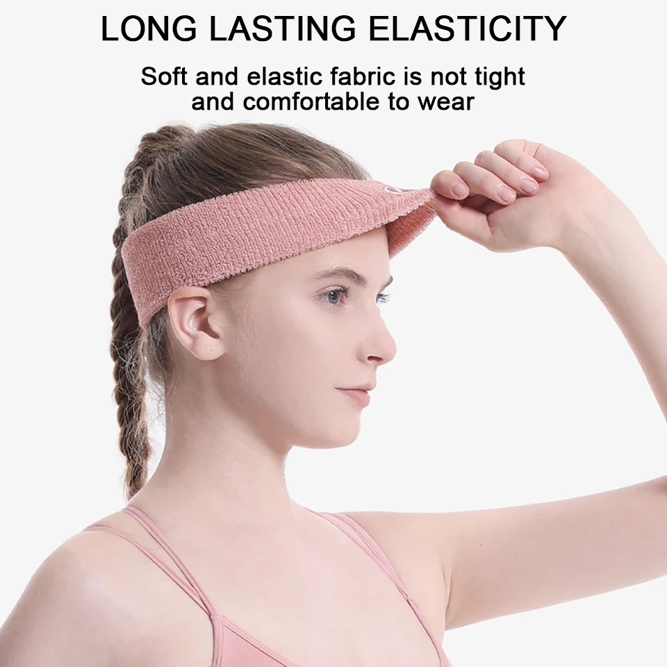 Breathable Yoga Fitness Hair Band  Wrist Bracers Sweat Absorbing Elastic Tennis Basketball Running Sports Headband Wristband