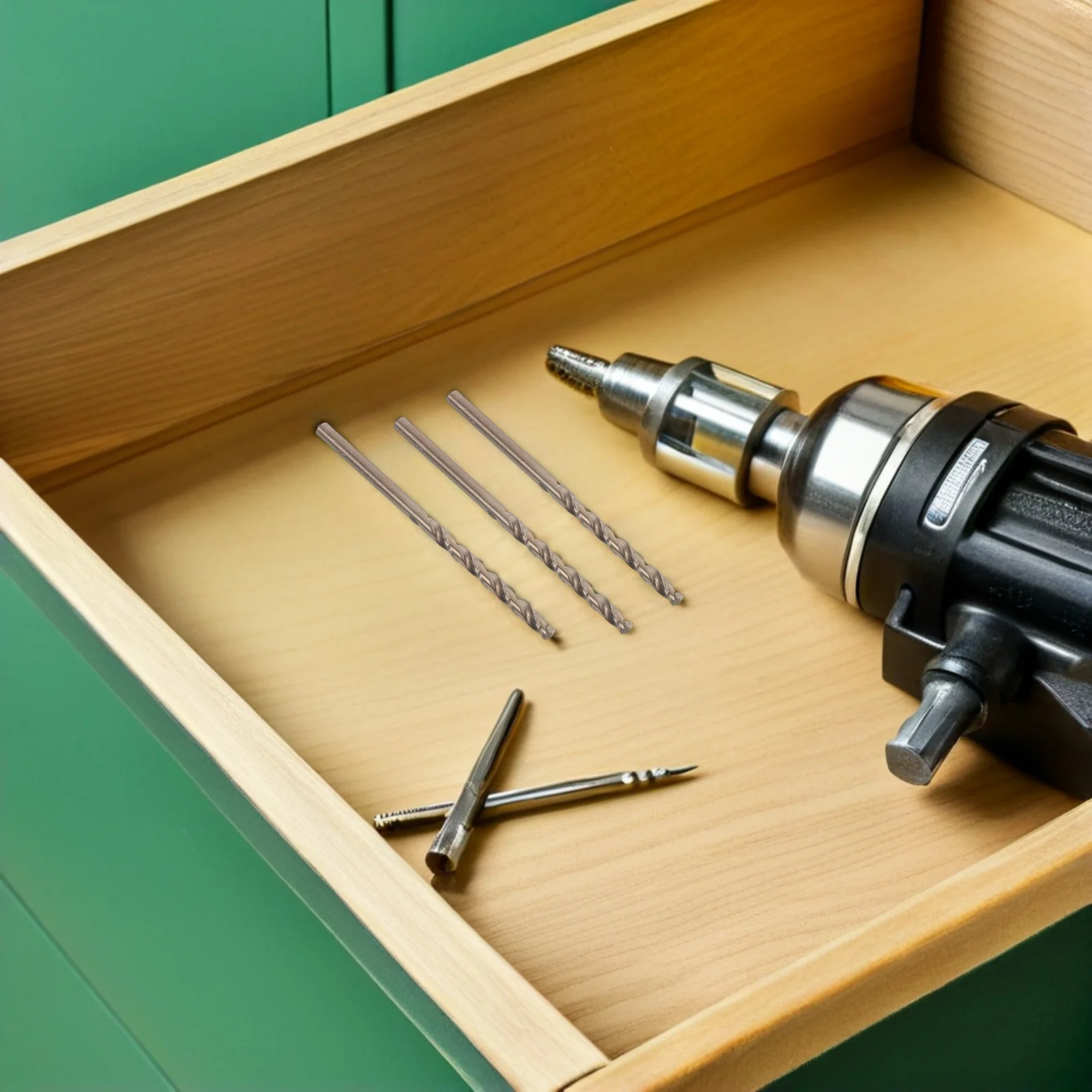 10 個ストレートハンドルビットセット Hss 金属ドリルビット鋼ステンレス木材コンクリート耐摩耗精密コードレスドリルマシン用