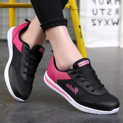 Women's Sports Shoes Classic Sneakers Woman Breathable Mesh Lace Up Sneaker Lightweight Casual Shoes for Women Casual Tennis