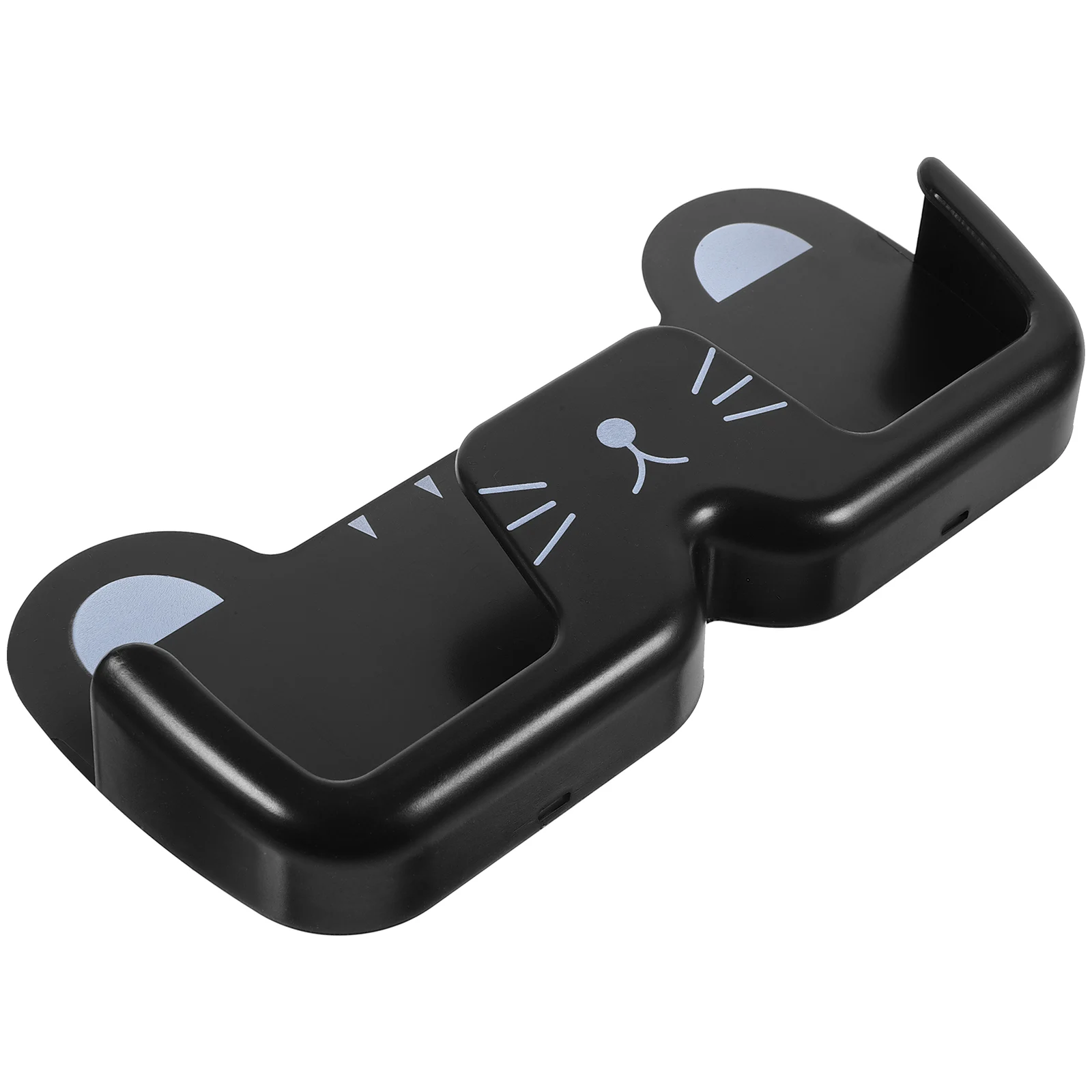 

1pc Eyeglasses Storage Rack Adorable Cat Wall Mount Holder ABS Space Saving Black Glasses Case Sunglasses Organizer Home Decor