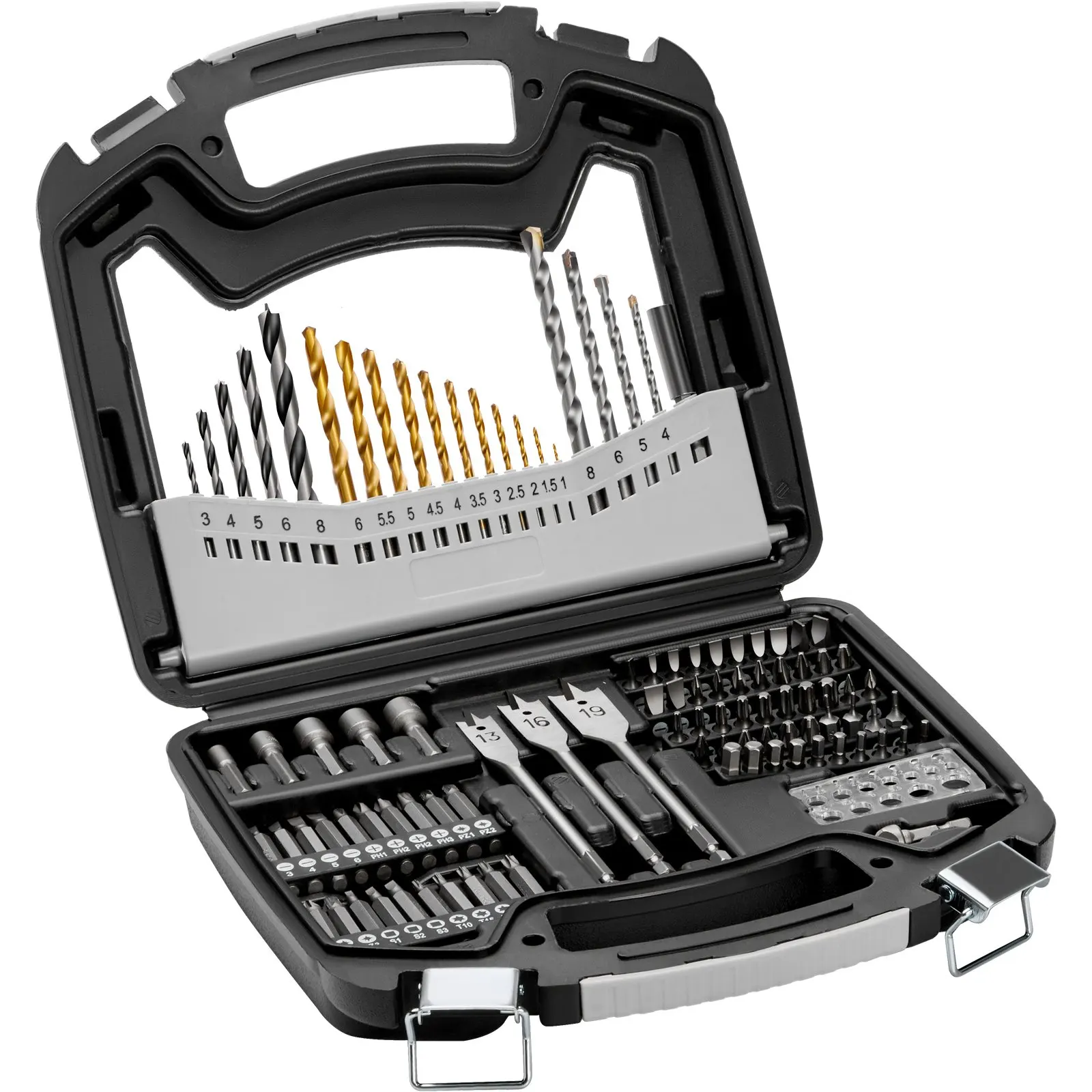 

Drill Bit Set 101PCS Screwdriver Bit Set With Carrying Case Multi-purpose