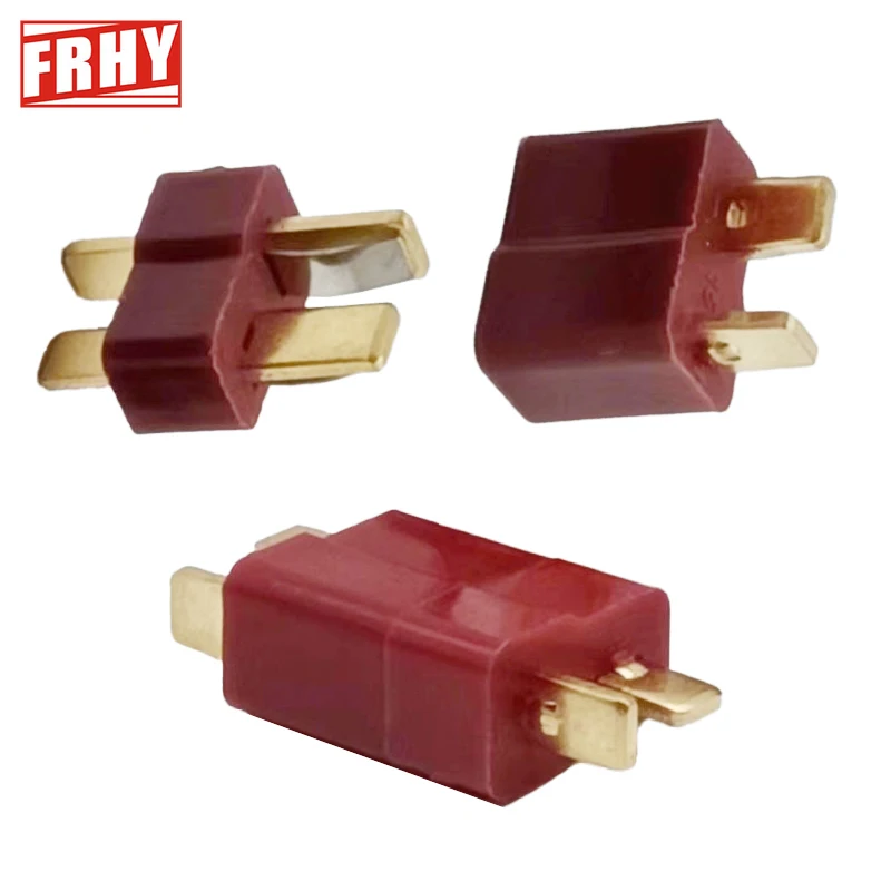 10-teiliges T-Stecker-Stecker-Set mit 20-teiligem Schrumpfschlauch für RC-LiPo-Akku. Langlebige, einfach zu installierende Lösung für Bastler