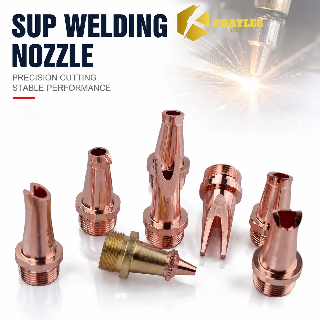 Laser Welding Nozzles AS-12 BS-16 CS-10 Copper Wire Feed Nozzles Compatible With SUP Laser CQWY Welding Head