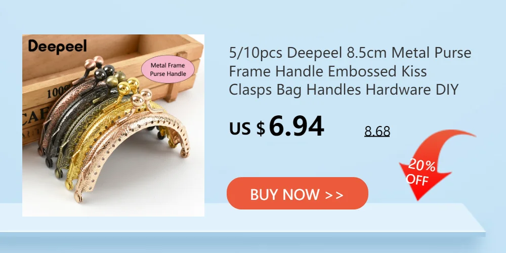 2/5Pcs Deepeel 12.5cm Star Flower Purse Frame Kiss Clasp Bags Handle DIY Handmade Handles Sewing Wallet Hardware Bag Accessories