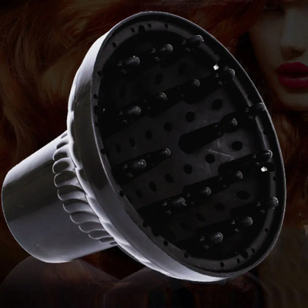 Universal Hair Dryer Diffuser Attachment for Long Hair Types Curly Wavy Straight High Temp Resistant Plastic Salon Home Use