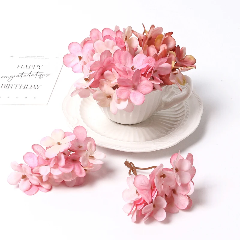 10/20Pcs Mini Artificial Flowers Accessories for Home Decor Wedding Decoration Fake Flowers Leaf DIY Craft Garland Accessories