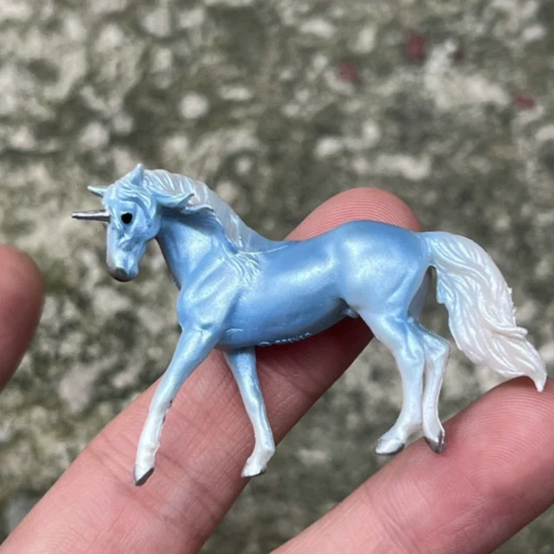 Einhorn Wald Flucht lebendiges Tiermodell das Pferd Action figur Sammlung Spielzeug