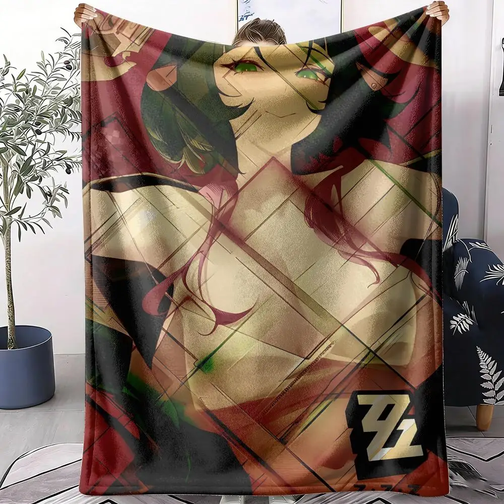 Zenless Zone Zero Spiel-Fleecedecke, Sommer-Klimadecke, leichte, kühle Nickerchendecke für Sofa, Bett, Couch, Reisen