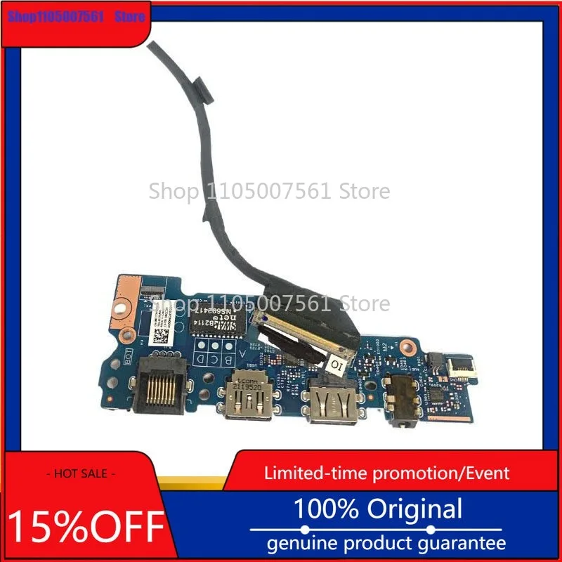 Placa USB para Dell Latitude 3520 E3520, Módulo de Tarjeta Wi-Fi, Placa de Interruptor de Encendido, Componente de Placa Base, Pieza de Reparación para Portátil