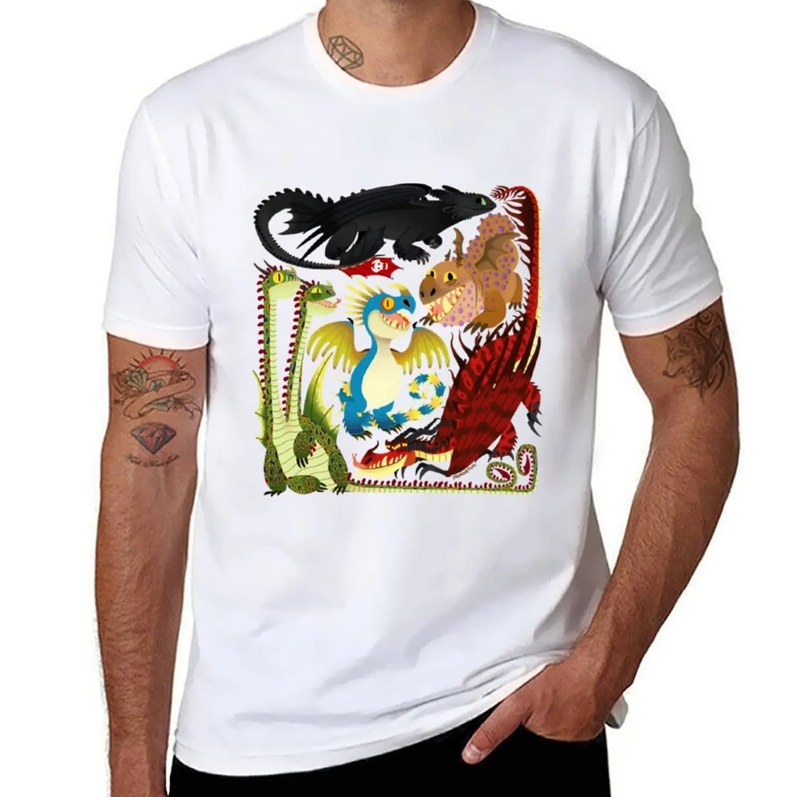 

How To Train Your Dragon T-Shirt animal prinfor boys shirts graphic tee quick-drying men clothes