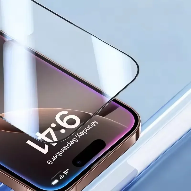 4Pcs Oleophobic Dust Free Easy Installation Screen Protector For iPhone 16 15 14 13 12 11 17 Pro Max XR X XS MAX 8 7 Plus Glass