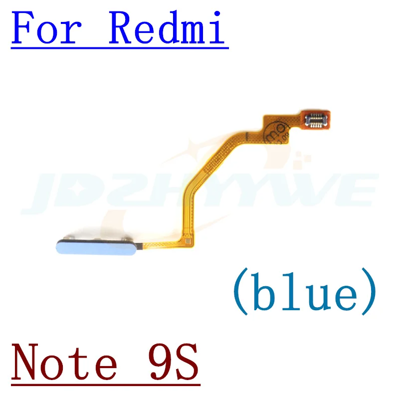 For Xiaomi Redmi Note 9S 9T 10s 10T 5G Fingerprint Sensor Scanner Touch ID Connect Motherboard home button Flex Cable