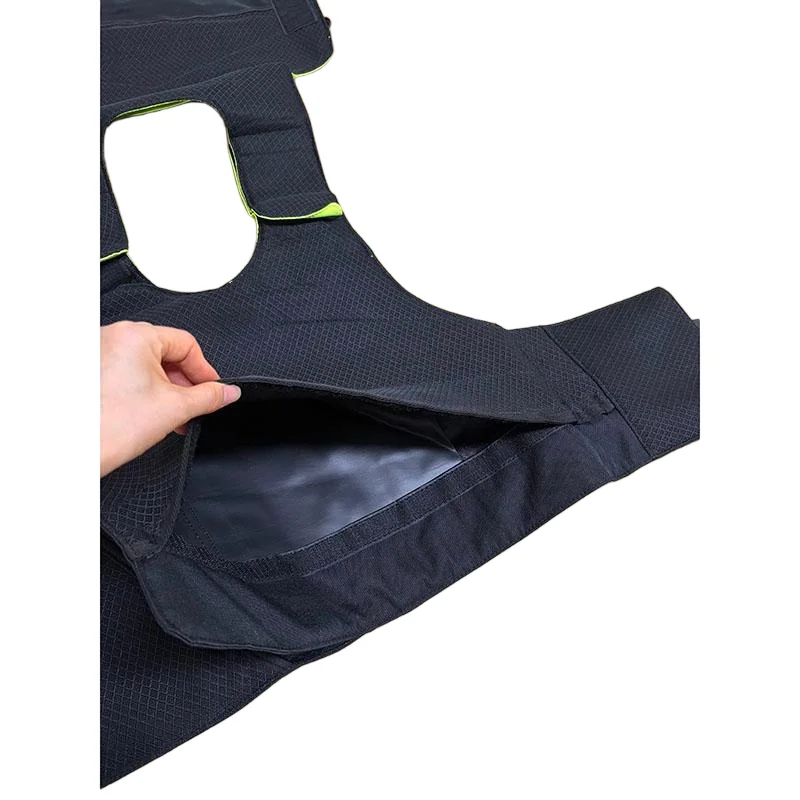 Rompi Taktis Pria Reflektif Patroli Rakun Baju Besi Neon Rompi Tempur Reaksi Cepat Pakaian Anti Tusukan