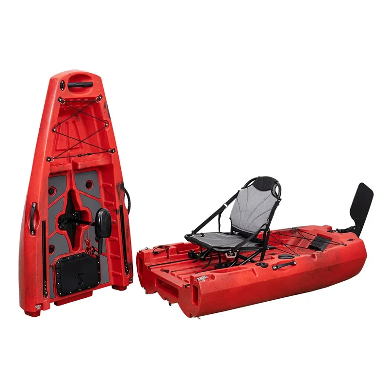 1PC Pedals Detachable Foldable Kayak with Electric Motor New Designed A06024 1 Person Modular Fishing Kayak
