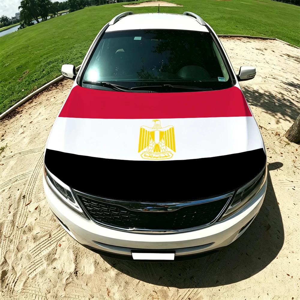 Car Accessories Egypt - 130x160cm Egypt Flag Car Hood Cover,