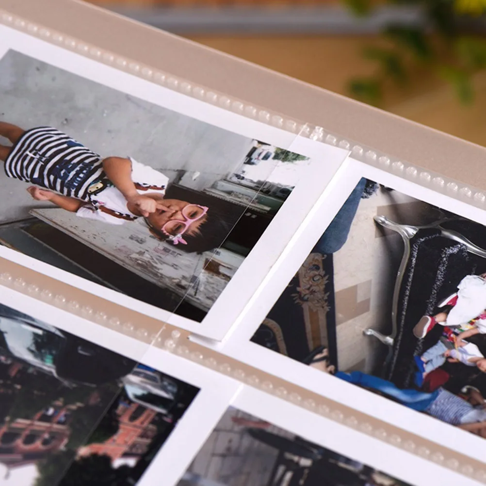 

Clear Mini Photo Album 288 Pockets Large Capacity Name Cards Movie Tickets Instant Camera Album Holder for