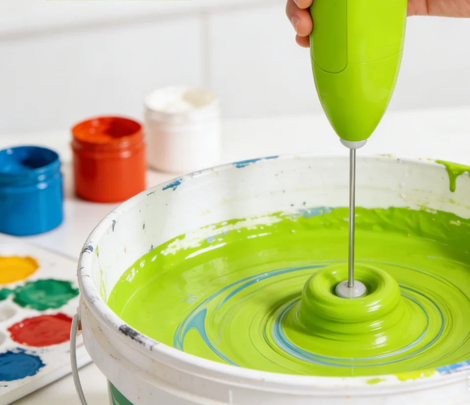 Electric Gouache Paints Mixer / Stirrer / Agitator Artist Pigments Fast Stir Even Toning / Stirring Round head Color Mixing Tool