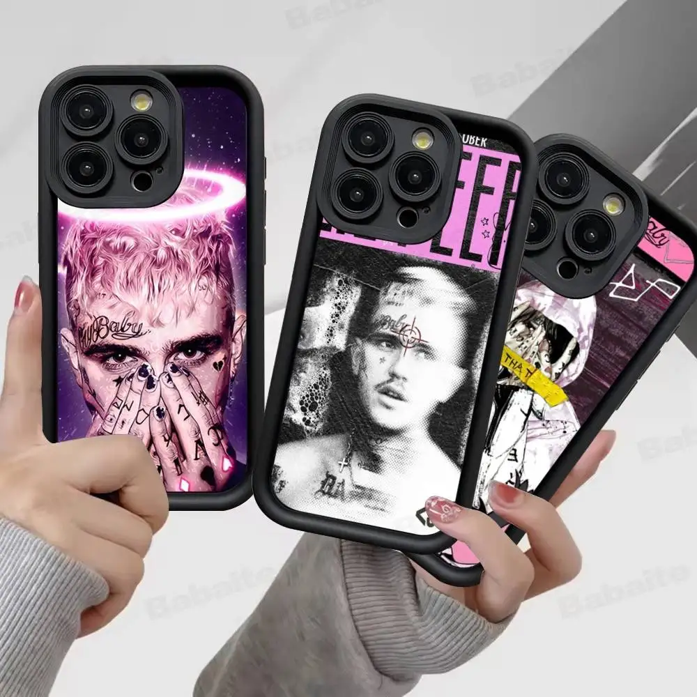 Emo Rapper Lil Peep Silicone Soft Phone Case For IPhone 17 16 14 13 12 11 15 Pro Max Plus Air Cover - view 2
