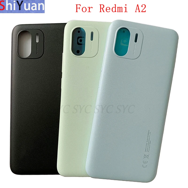 

Battery Cover Rear Door Panel Housing Case For Redmi A2 Back Cover with Logo Replacement Parts