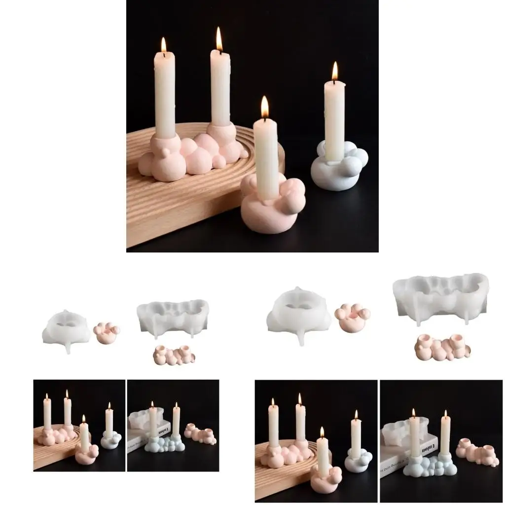 

Силиконовые формы для создания подставки для свечей, подсвечника, формы для кошачьих когтей/пузырьков, подсвечника, формы для