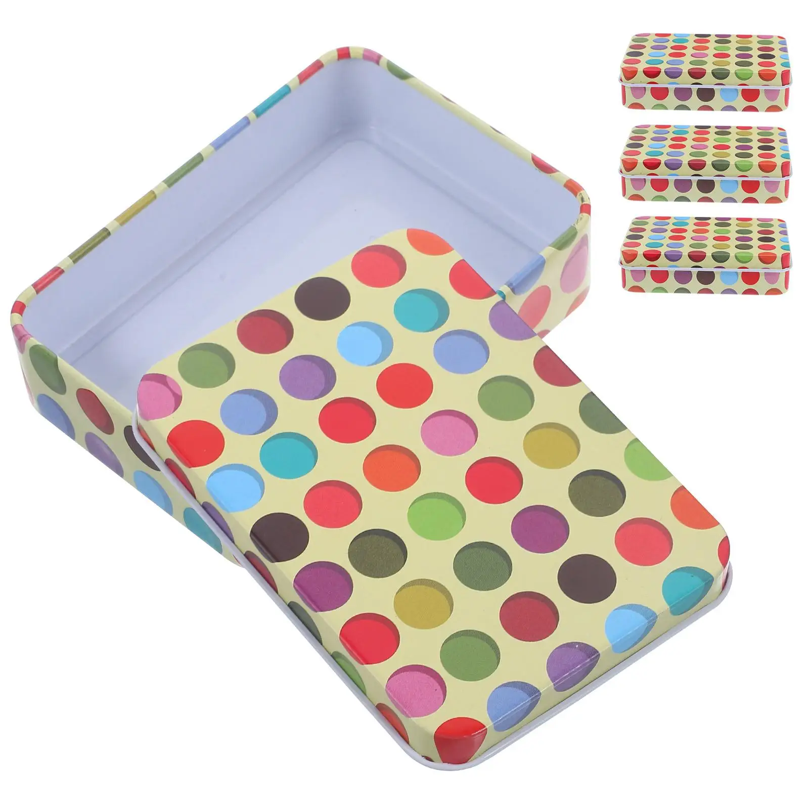 

4 Pcs Boxes Dots Pattern for Playing Storage Boxes For Playing Card Cards Game Card Holder Case Storage Solutions
