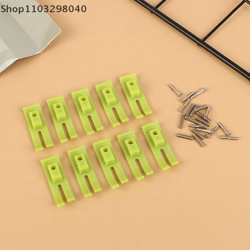 مجموعة أقدام الضغط MT-18 مكونة من 10 قطع لآلات الخياطة ذات الغرز المتشابكة - لوحة قاعدة قدم الضغط المتينة والمقاومة للاهتراء