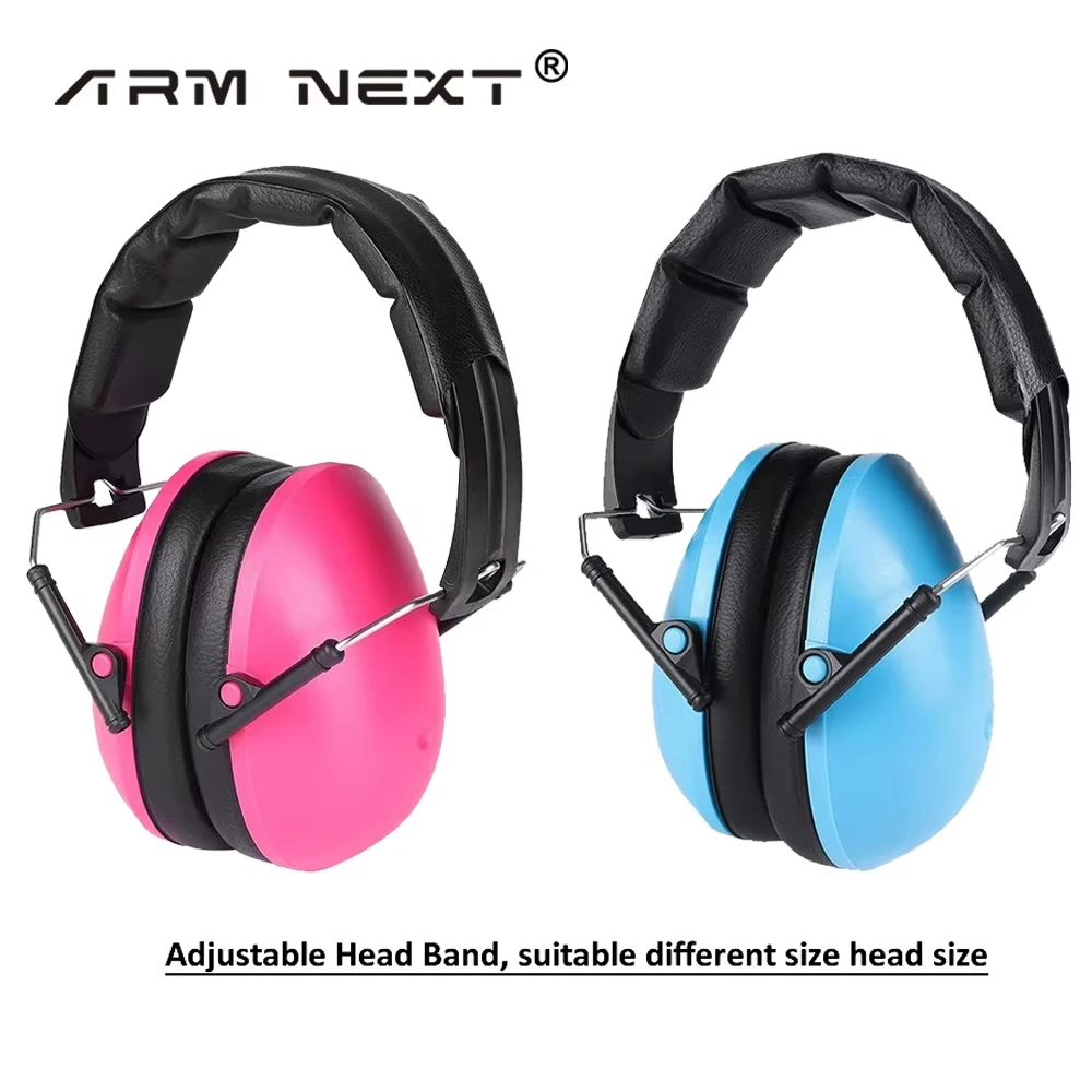 

Kids Hearing Protection Earmuffs NRR 25dB Safety Certified Adjustable Noise Reduction for Airplane Travel Events 3-12 Years