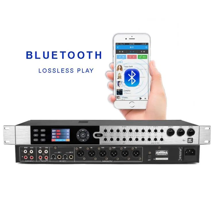 Berase KX-7 أفضل سعر وصول جديد تأثيرات معدات Dj الرقمية معالج الصوت DSP