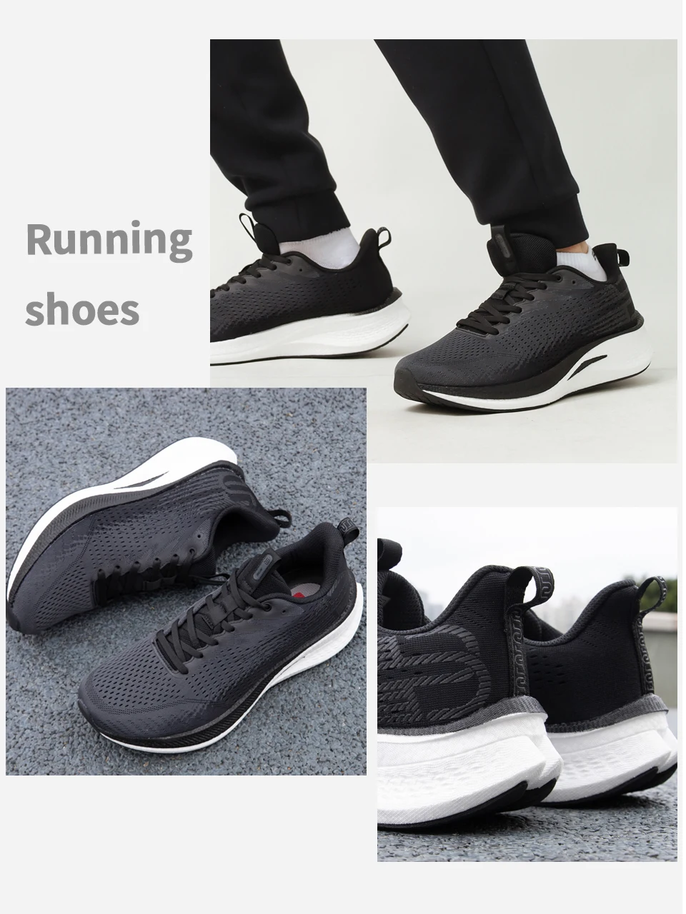 Baasploa Männer Jogging Sport Schuhe Carbon Platte Professionelle Dämpfung Turnschuhe Männlichen Outdoor Atmungsaktive Rutschfeste Laufschuhe – Detail 22
