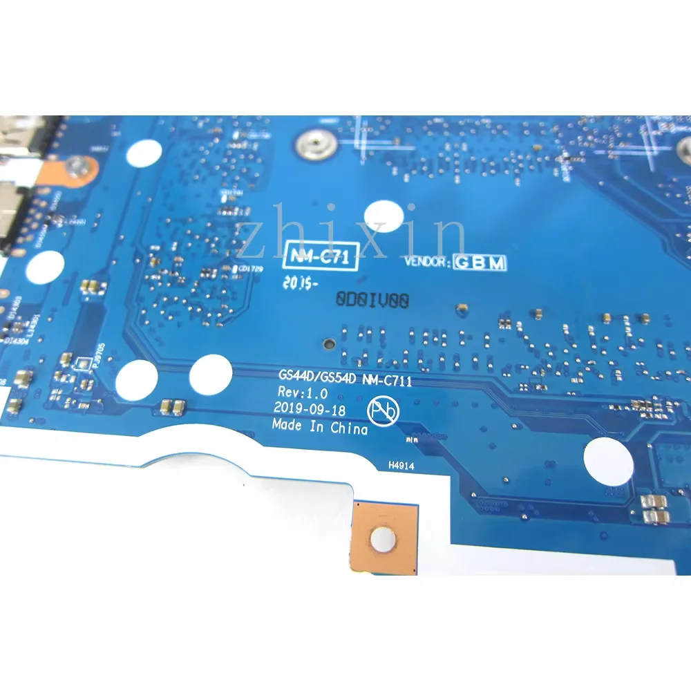 

Материнская плата для ноутбука Lenovo Ideapad S145-15IIL V15-IIL с I3 I5 I7 10-й процессор, 4 ГБ ОЗУ GS44D GS54D NM-C711, 100% тест