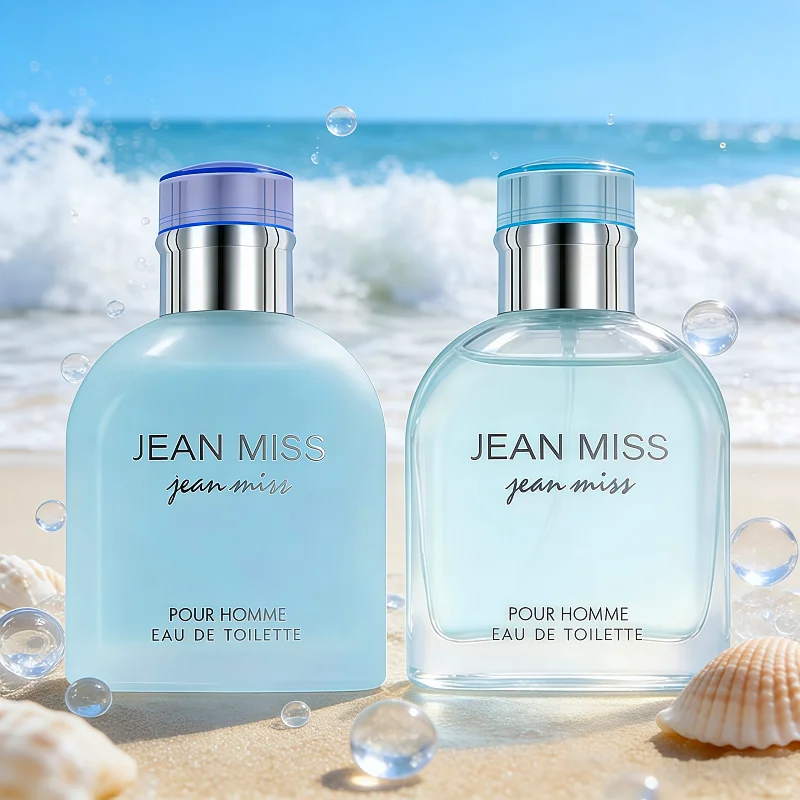 

Light Blue Intense for Men By JEAN MISS, 100ml A Burst of Intense Freshness & Long Lasting Scent, Eau De Toilette Spray