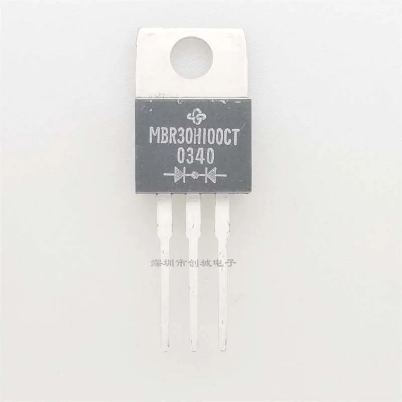 10PCS/lot MBR30H100CT 30100 TO-220   30A 100V  Imported Original Best Quality In Stock Fast Shipping