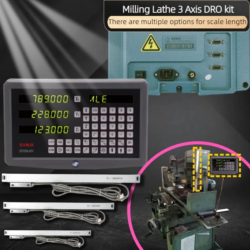 3 Axis Dro Set Digi…