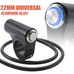 22MM Motorcycle Switch 12V 10A LED Motorcycle Handlebar Headlight Switch Fog Light ON OFF Waterproof Switch