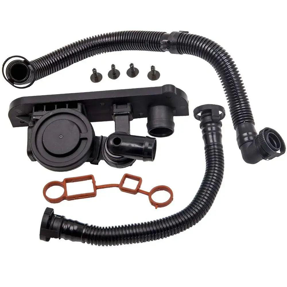 

06F129101P 06F129101N PCV Crankcase Vent Valve Breather Hose Kit w/Gaskets for VW Jetta Passat Audi A3 A4 TT Quattro 2.0T FSI