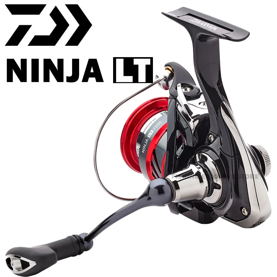 

DAIWA NINJA LT рыболовная спиннинговая катушка 1000-6000 Рыболовные катушки 5 кг/10 кг/12 кг мощность 5,3: 1/6.2:1 катушки для спиннинга в морской воде