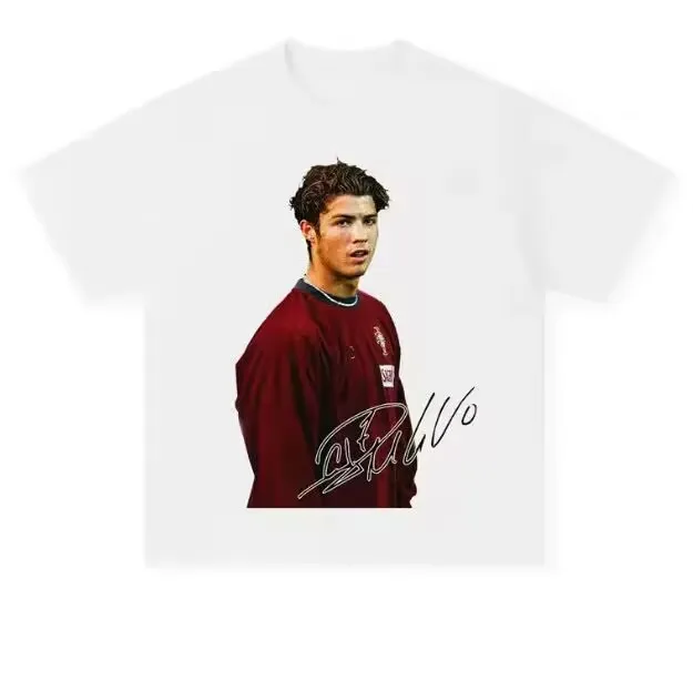 

Cristiano Ronaldo pure cotton American vintage street style T-shirt