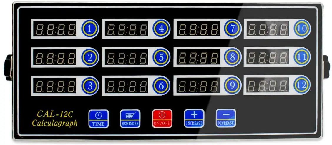 

Upgraded Commercial Kitchen Timer Timing Stainless Steel Housing
