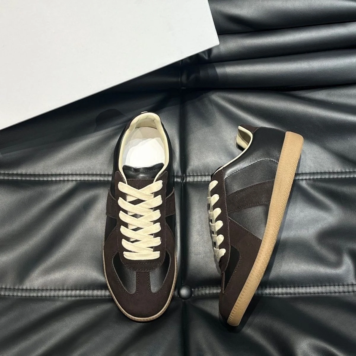 

2026 Unisex German Training Style Sneakers Genuine Leather Suede Vintage Washed Classic Trainers Casual Shoes