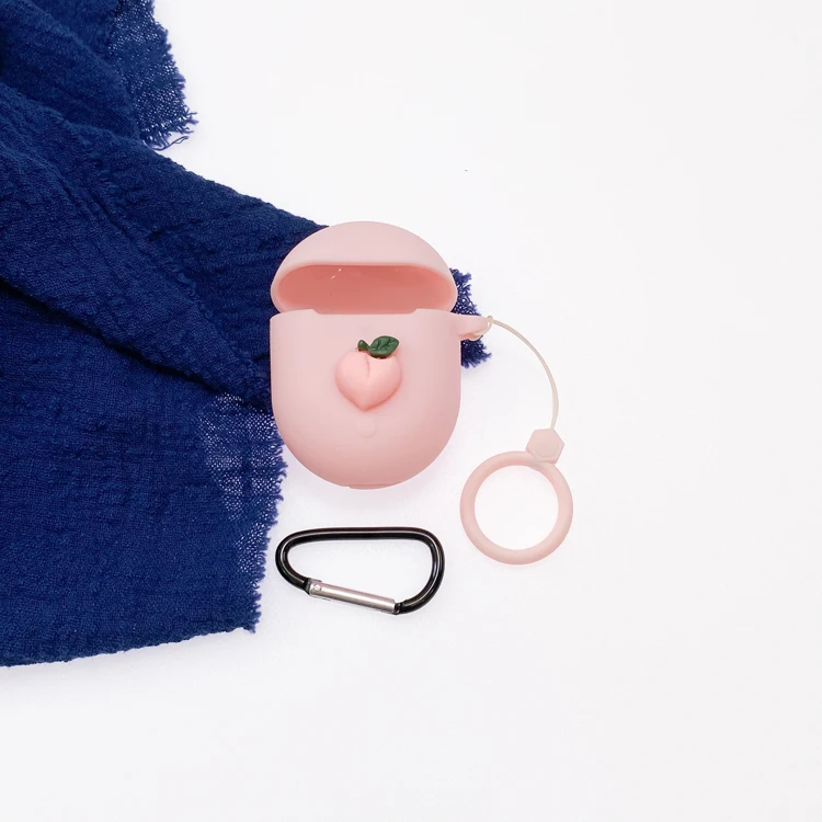 Cartoon Case For Redmi Buds 4 Case cute sweet fruit Silicone Ring Anti-drop Protect Bluetooth Earphone Cover fundas