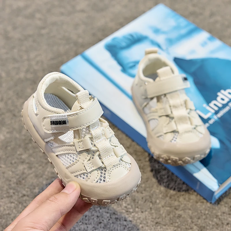 

Летние сандалии для маленьких девочек и мальчиков, спортивная обувь для улицы, детские пляжные сандалии, удобная нескользящая обувь на мягкой подошве, детская повседневная обувь