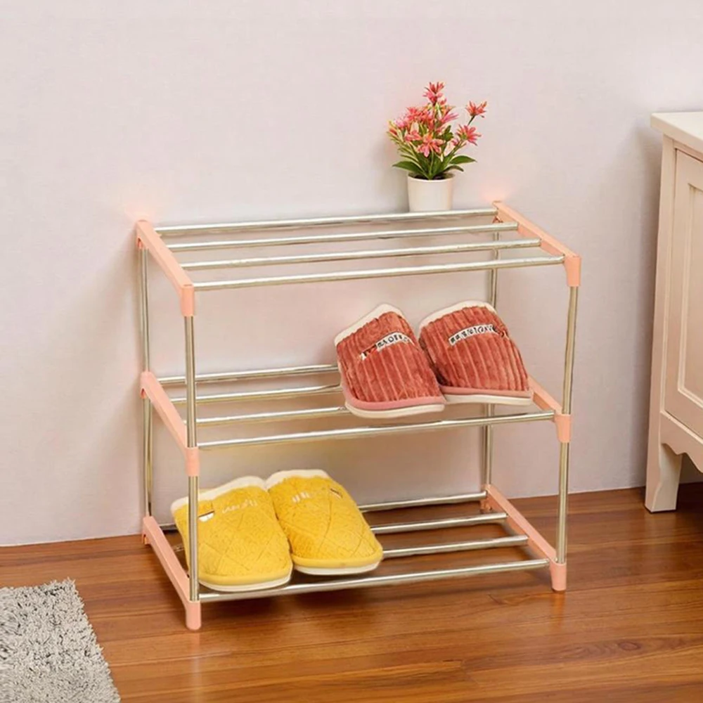 3/4/5 Tier Shoe Rack, Space Saving Storage Organizer for Sneakers, Boots, Bags, Heavy Duty Shelf for Entryway, Closet, Dorm